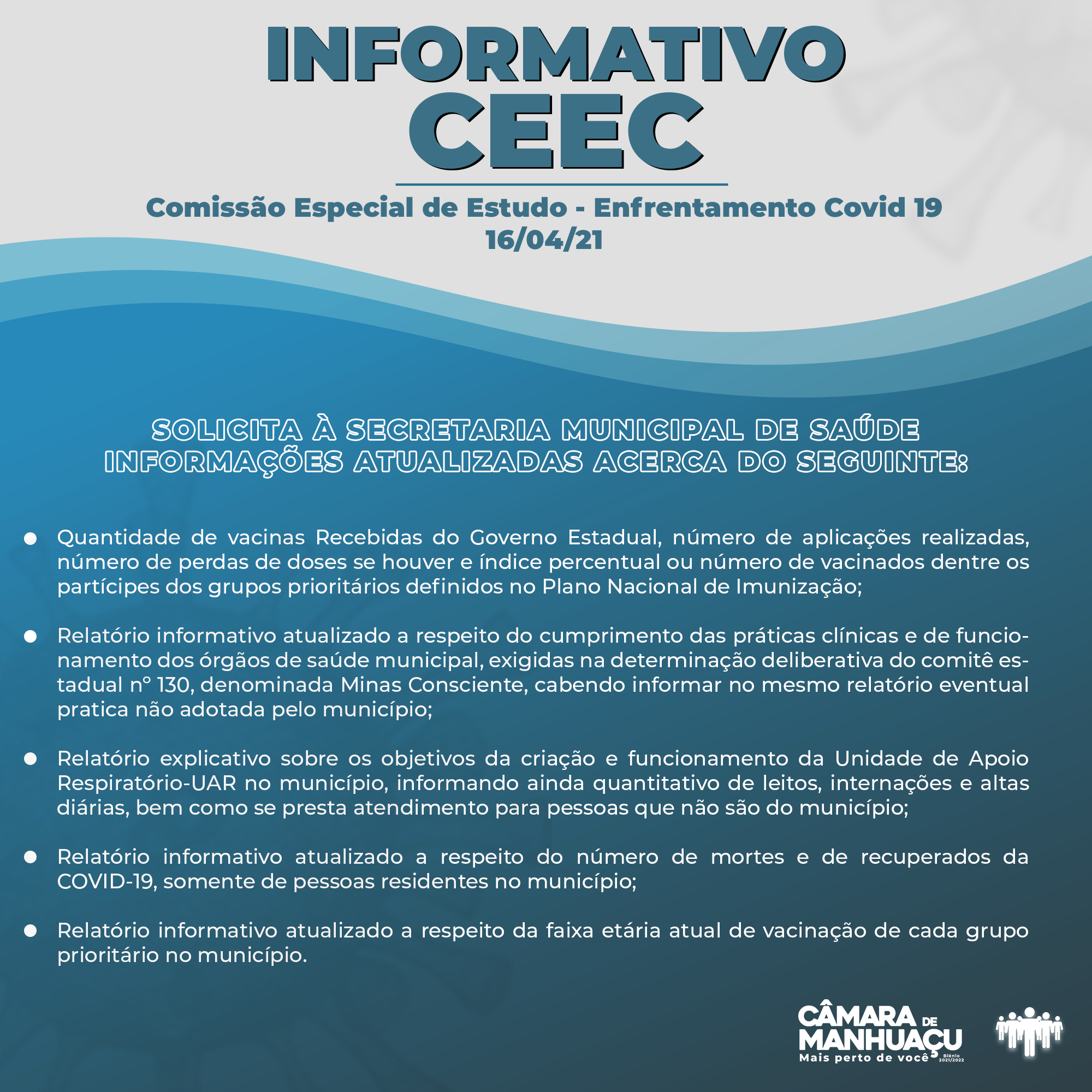 Informativo Câmara - 16/04